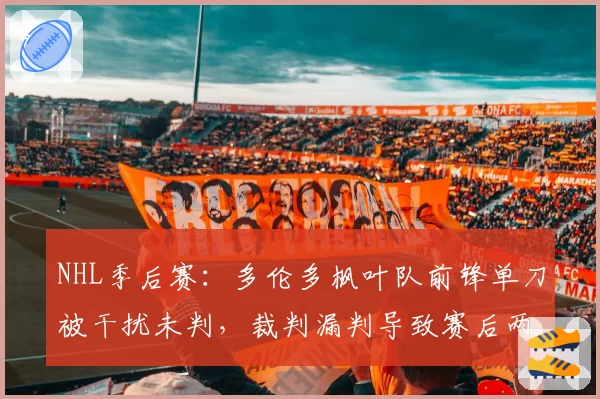 NHL季后赛：多伦多枫叶队前锋单刀被干扰未判，裁判漏判导致赛后两队冲突