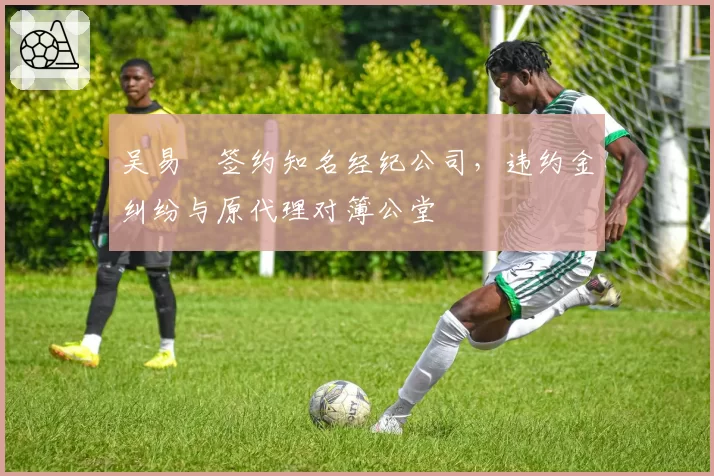 吴易昺签约知名经纪公司，违约金纠纷与原代理对簿公堂